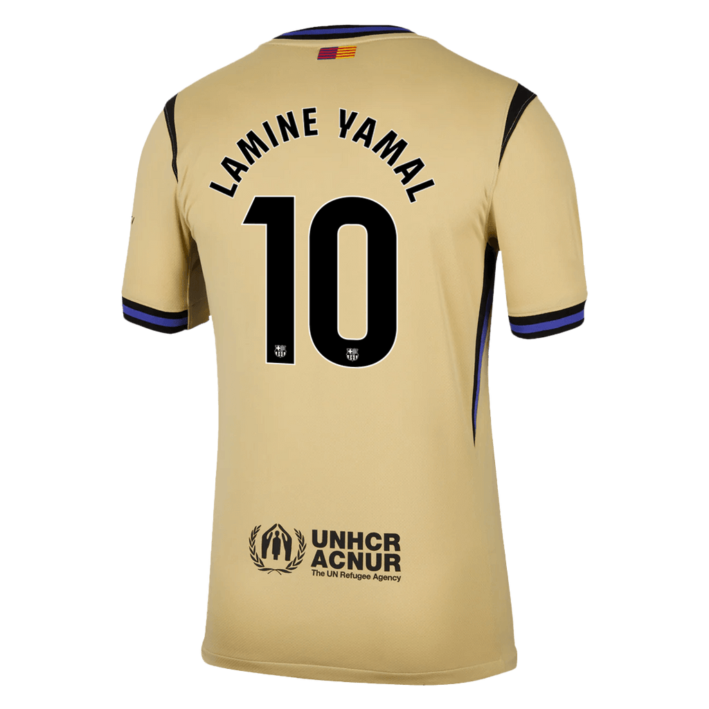LAMINE YAMAL #10 Barcelona Away Soccer Jersey 2025/26