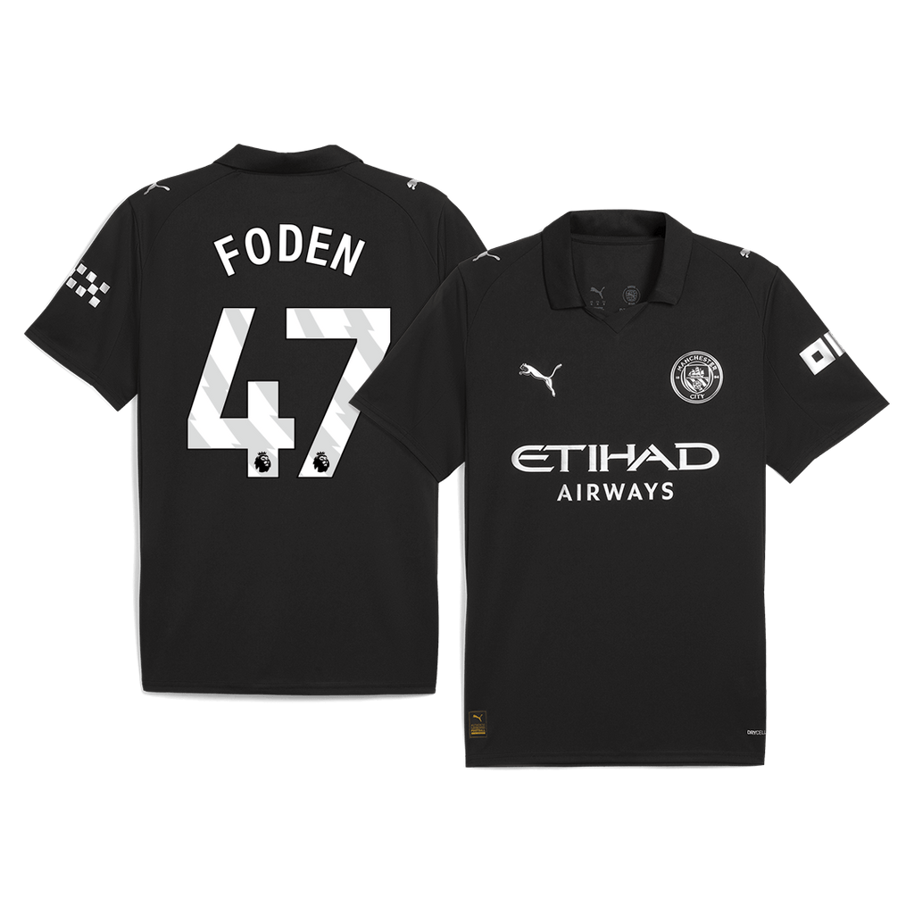 FODEN #47 Manchester City Away Soccer Jersey 2025/26