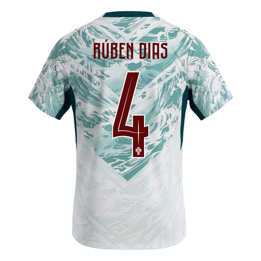 RúBEN DIAS #4 Portugal Away Soccer Jersey World Cup 2026