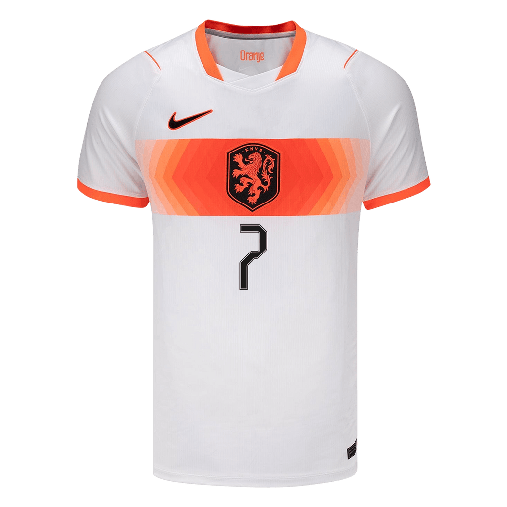 XAVI #7 Netherlands Away Soccer Jersey World Cup 2026