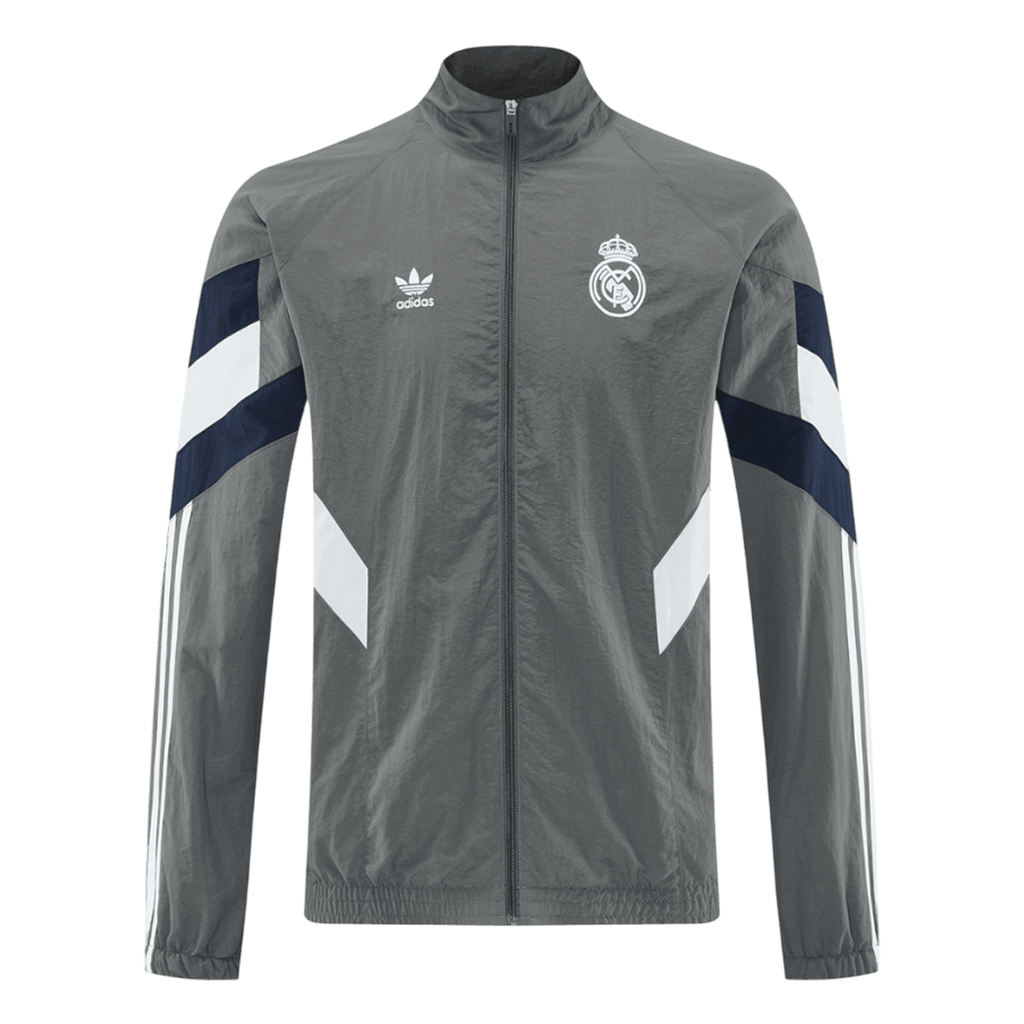 Real Madrid Windbreaker Jacket 2025/26 - Gray