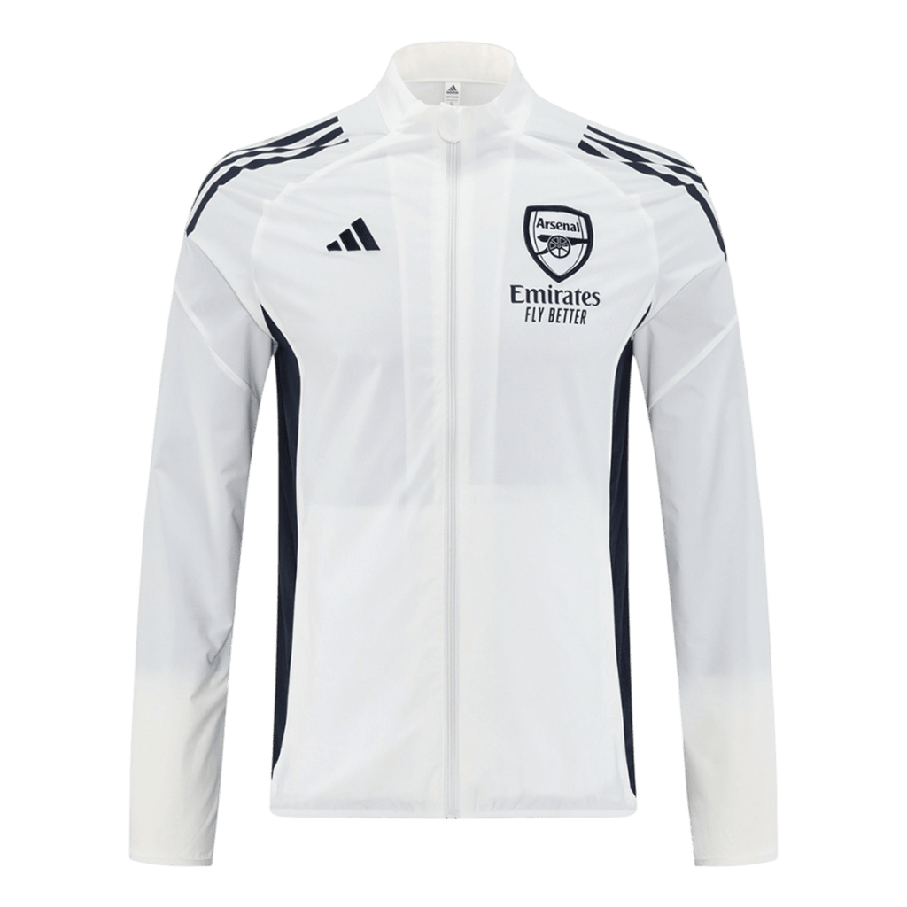 Arsenal Windbreaker Jacket 2025/26 - White