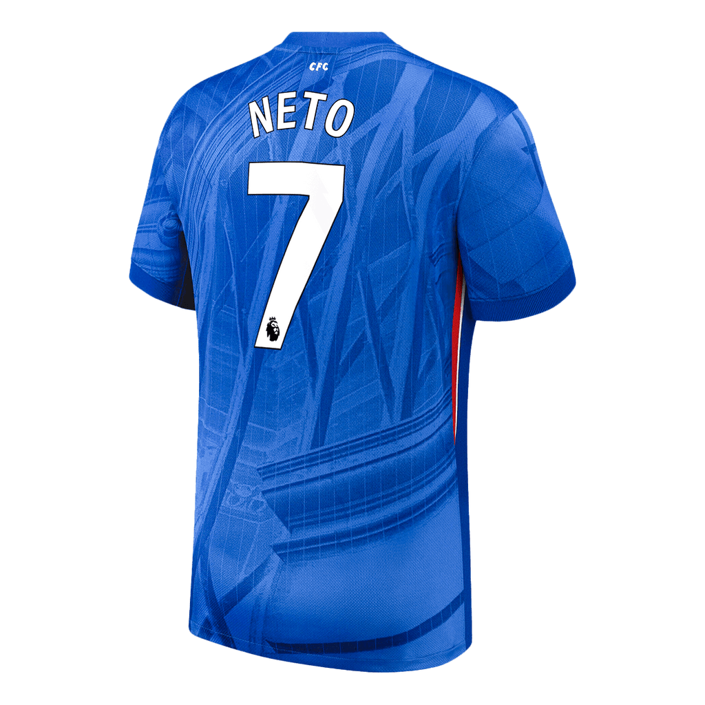 NETO #7 Chelsea Home Soccer Jersey 2025/26