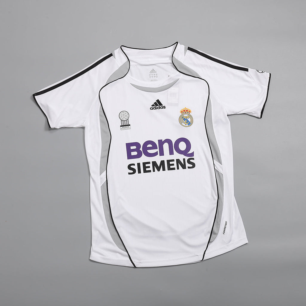 Retro Jersey SERGIO RAMOS #4 Real Madrid Retro Jersey Home Soccer Shirt 2006/07