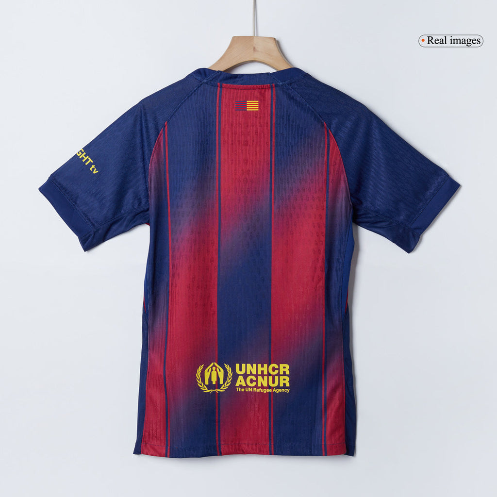 LEWANDOWSKI #9 Barcelona Home Authentic Soccer Jersey 2025/26 - UCL
