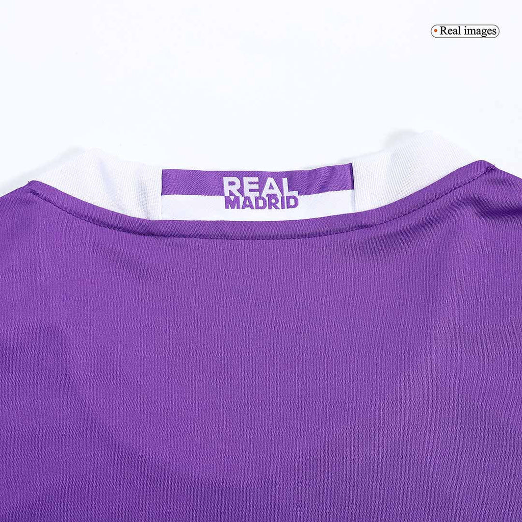 Retro BENZEMA #9 2016/17 Real Madrid Away Long Sleeve Soccer Jersey