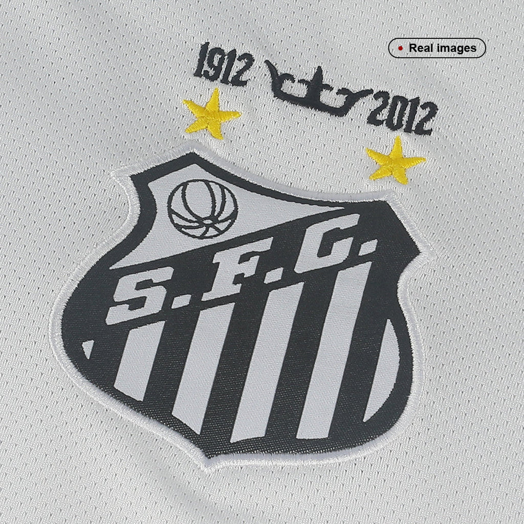 NEYMAR JR #11 Santos FC Retro Jersey Home Soccer Shirt 2012