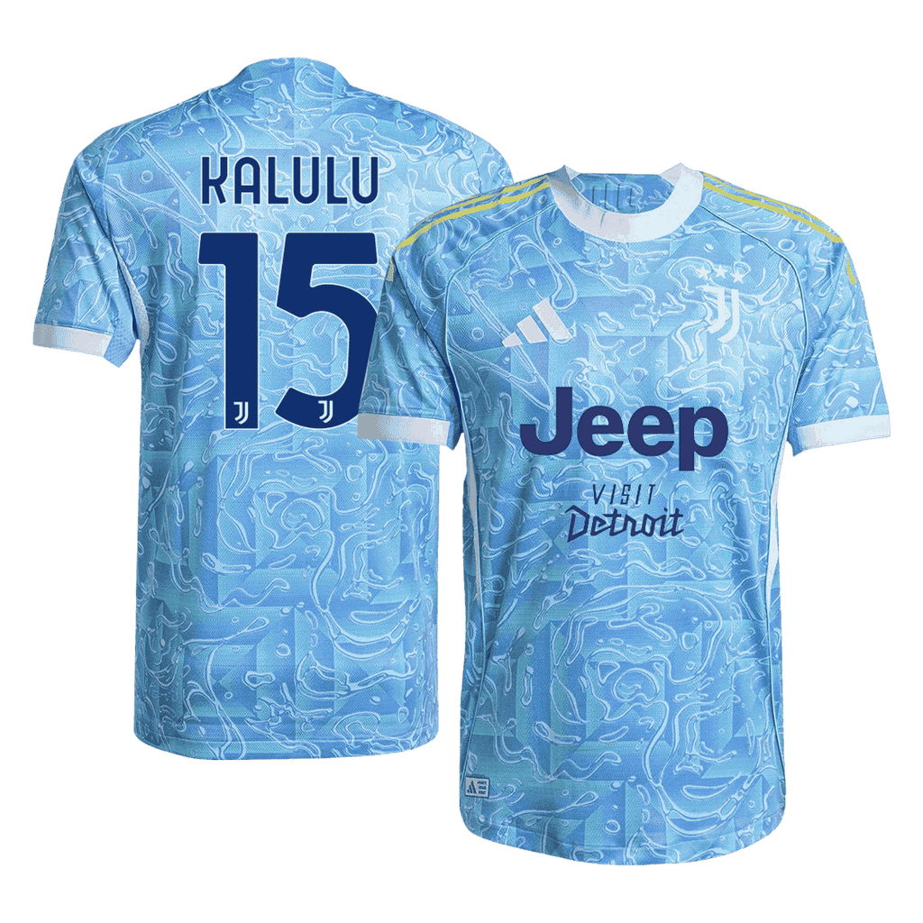 KALULU #15 Juventus Away Player Version Jersey 2025/26