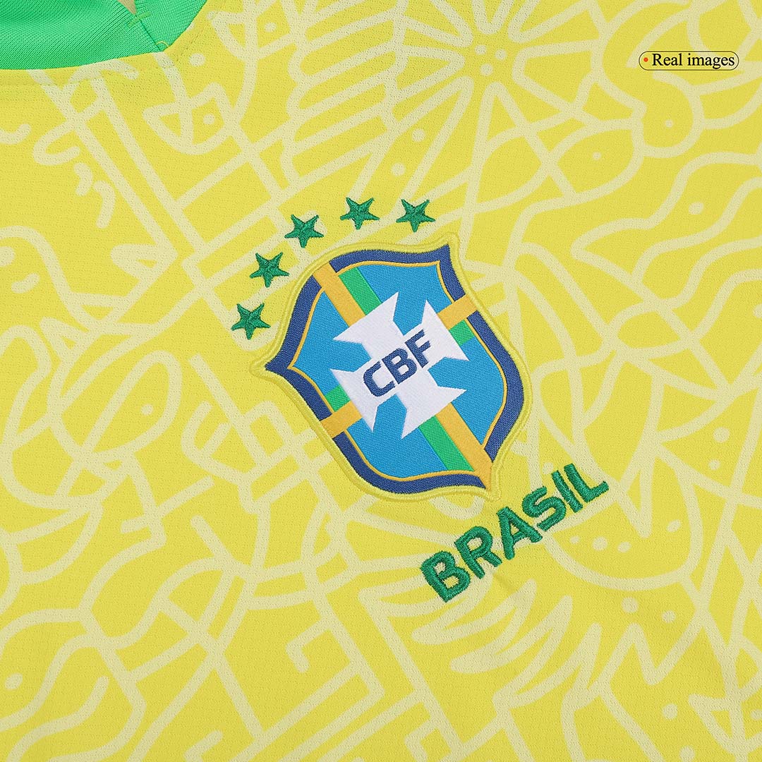 RAPHINHA #11 Brazil Home Soccer Jersey Copa America 2024
