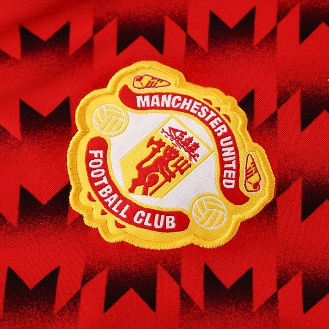 Manchester United Jacket Tracksuit 2025/26 Red&Black