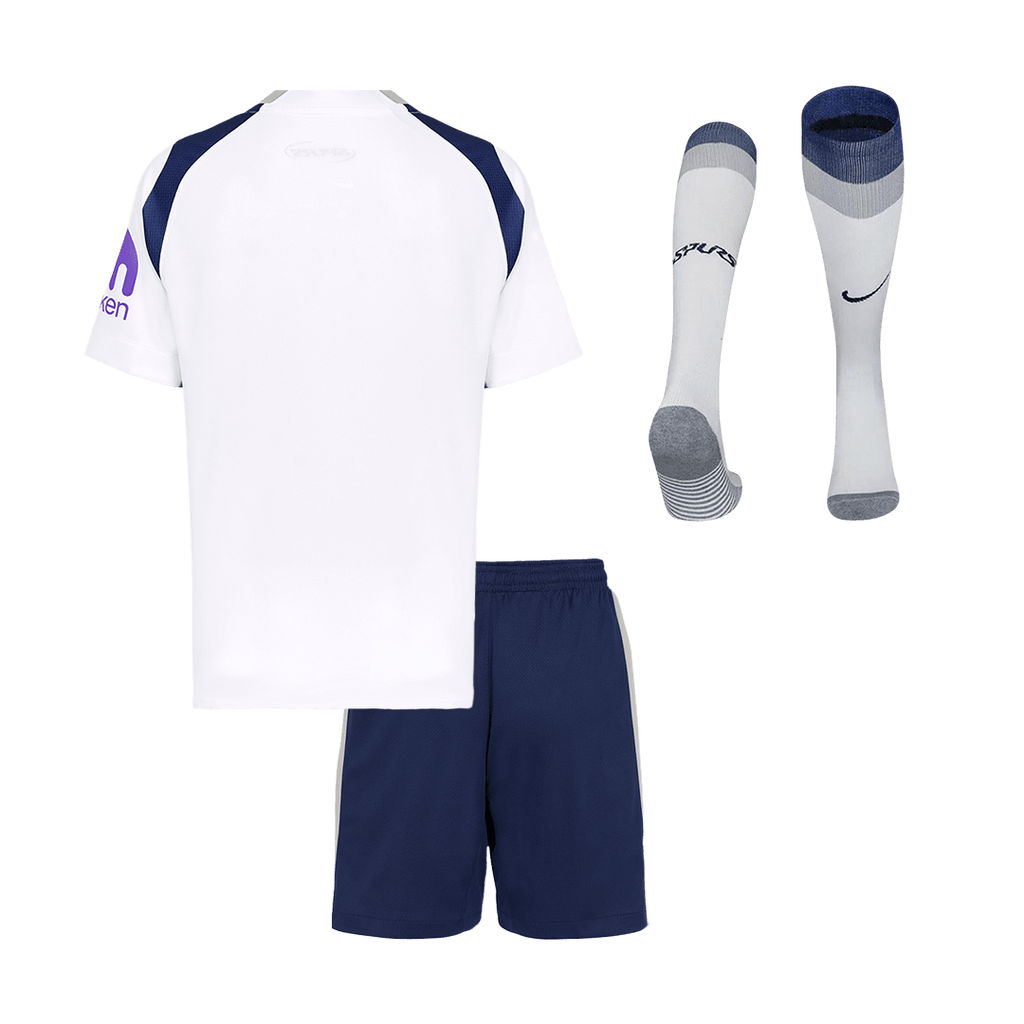 Tottenham Hotspur Home Kids Soccer Jerseys Full Kit 2025/26