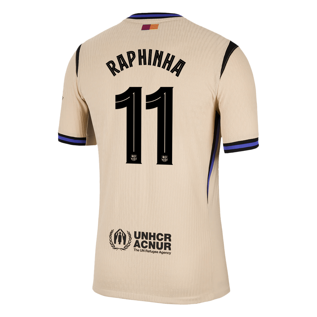Authentic RAPHINHA #11 Soccer Jersey Barcelona x Kobe Bryant Away Shirt 2025/26 -UCL