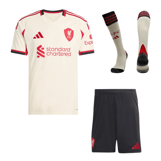 Liverpool Away Jerseys Kit 2025/26