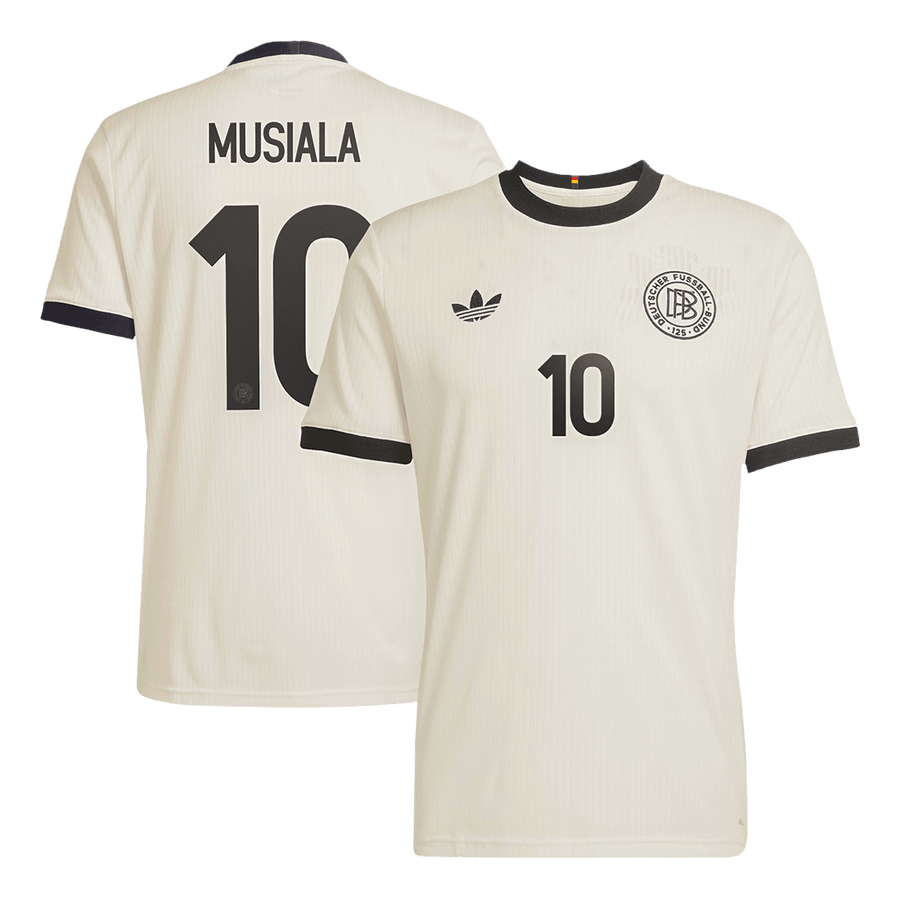 MUSIALA #10 Germany 125th Anniversary Soccer Jersey 2025 White