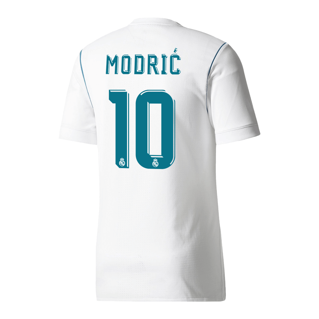 MODRI? #10 Real Madrid Retro Jersey Home Soccer Shirt 2017/18