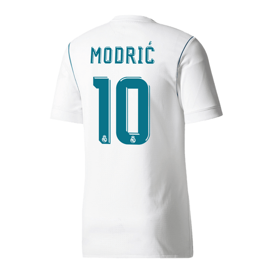 MODRIĆ #10 Real Madrid Retro Jersey Home Soccer Shirt 2017/18