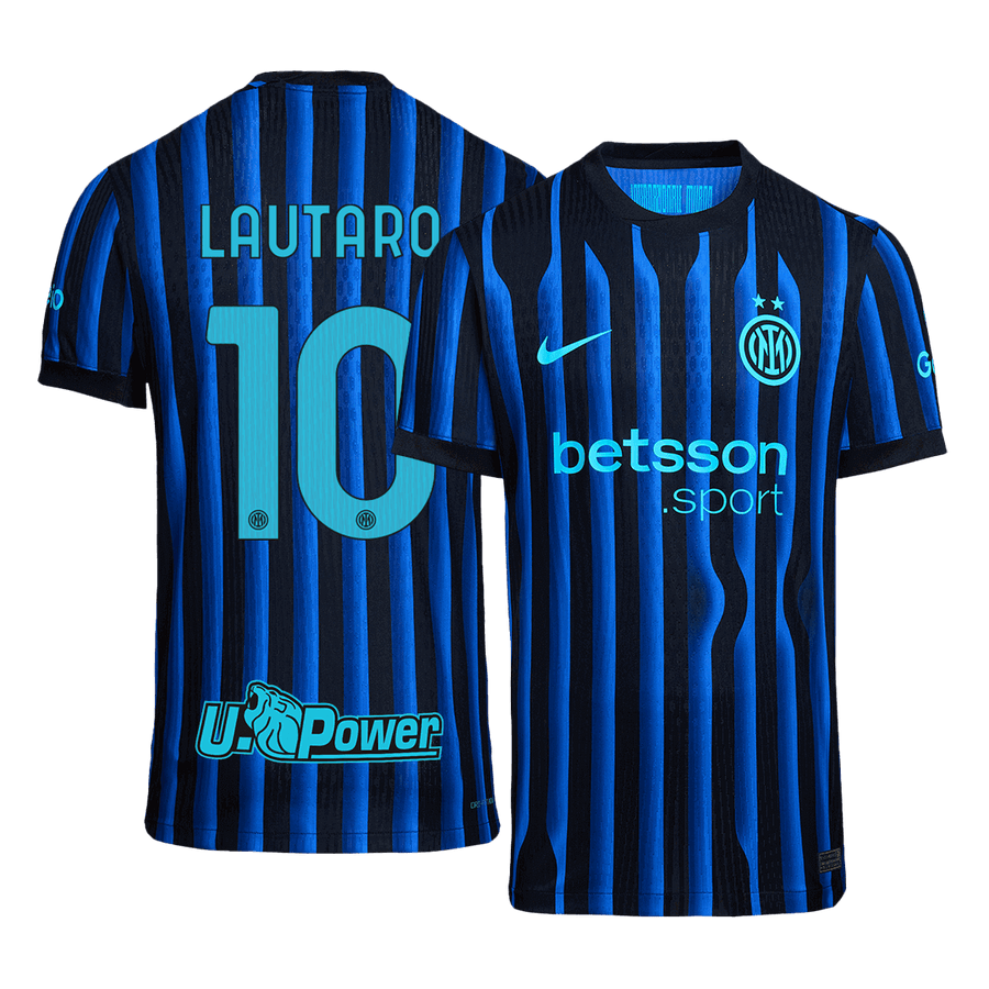 LAUTARO #10 Inter Milan Home Authentic Soccer Jersey 2025/26