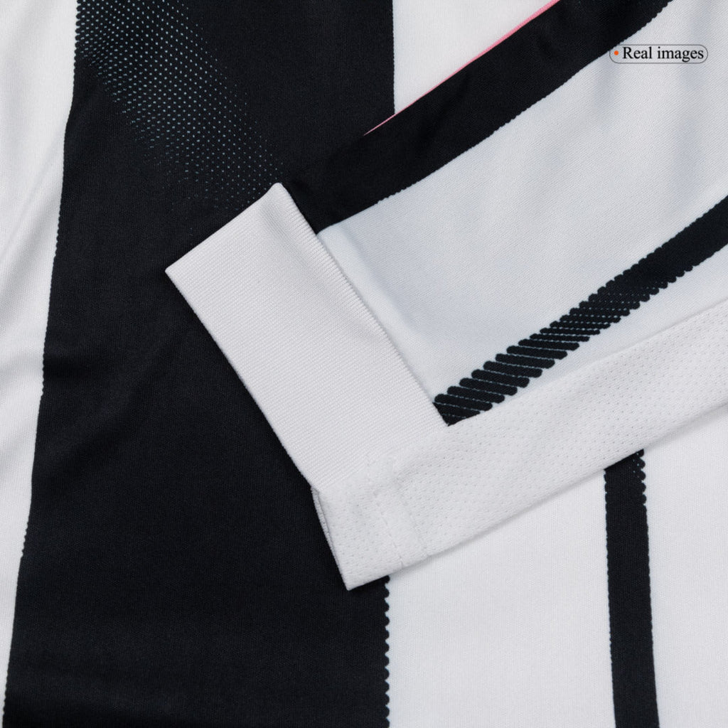 Juventus Long Sleeve Jersey Home Football Shirt 2025/26