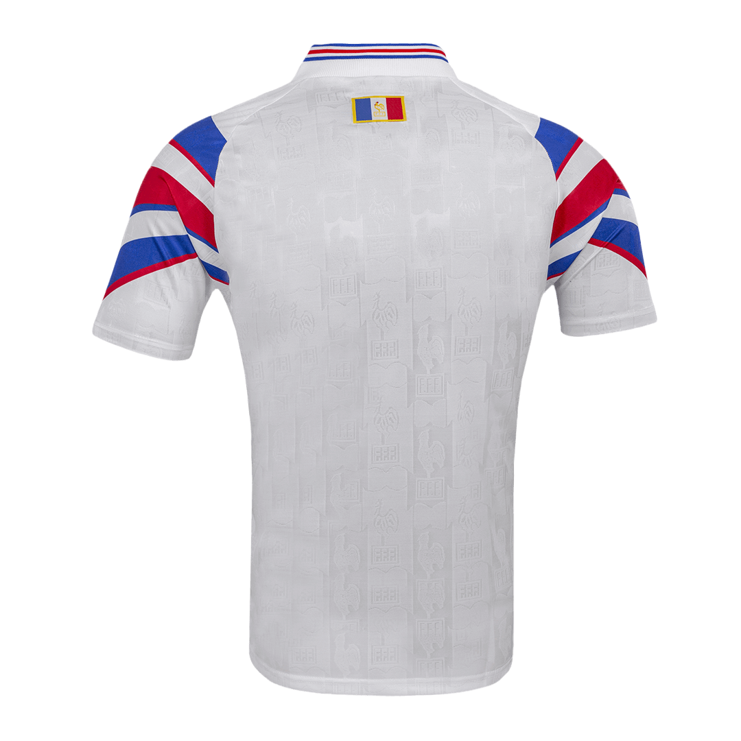 France Retro Jersey Away Soccer Shirt 1996 Retro Jersey