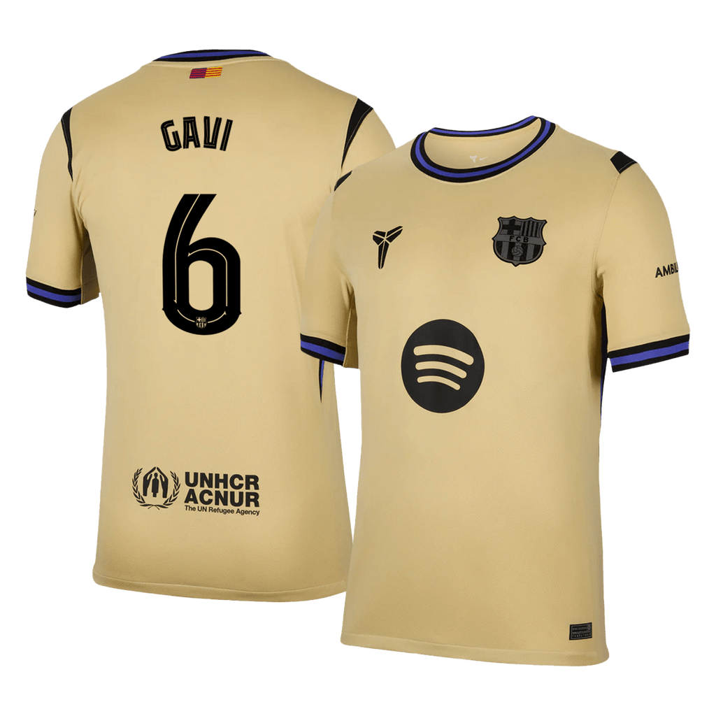 GAVI #6 Barcelona Away Soccer Jersey 2025/26 -UCL