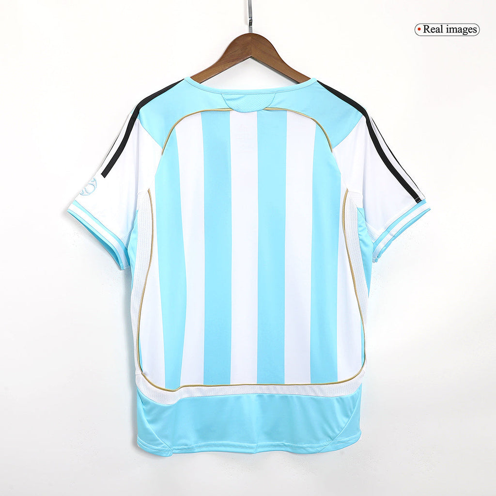 Retro 2006 Argentina Home Soccer Jersey
