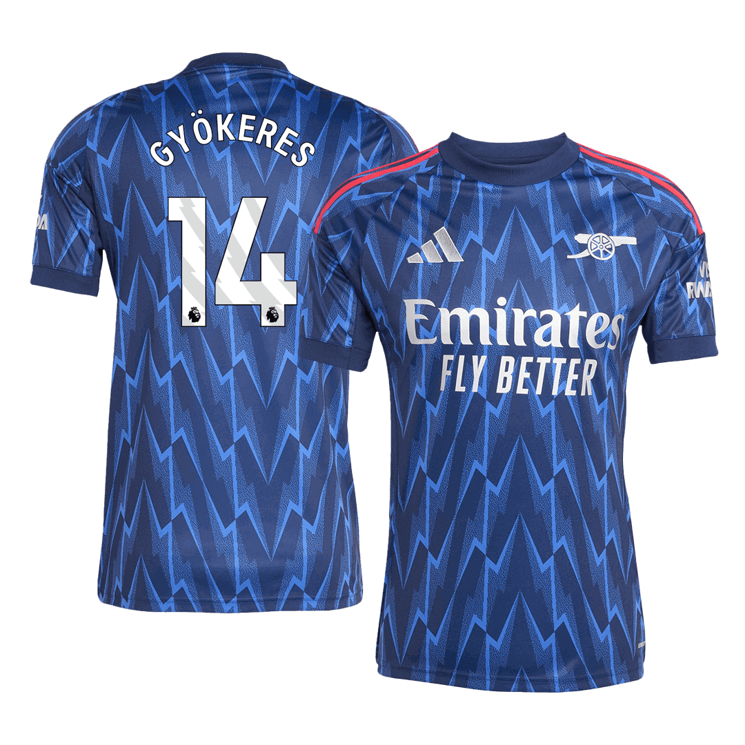 GYÖKERES #14 Arsenal Away Soccer Jersey 2025/26