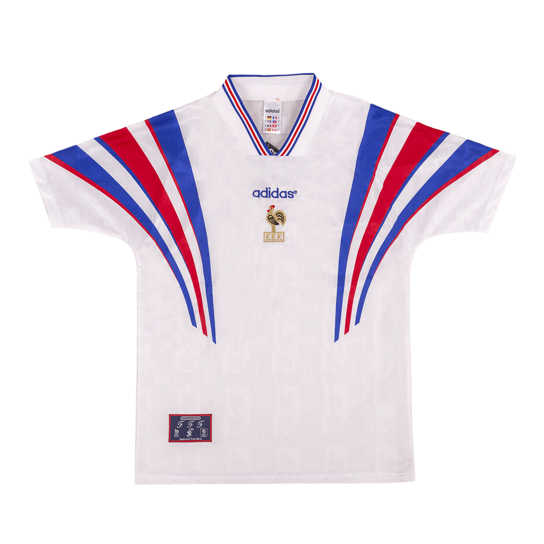 Retro 1996 France Away Soccer Jersey