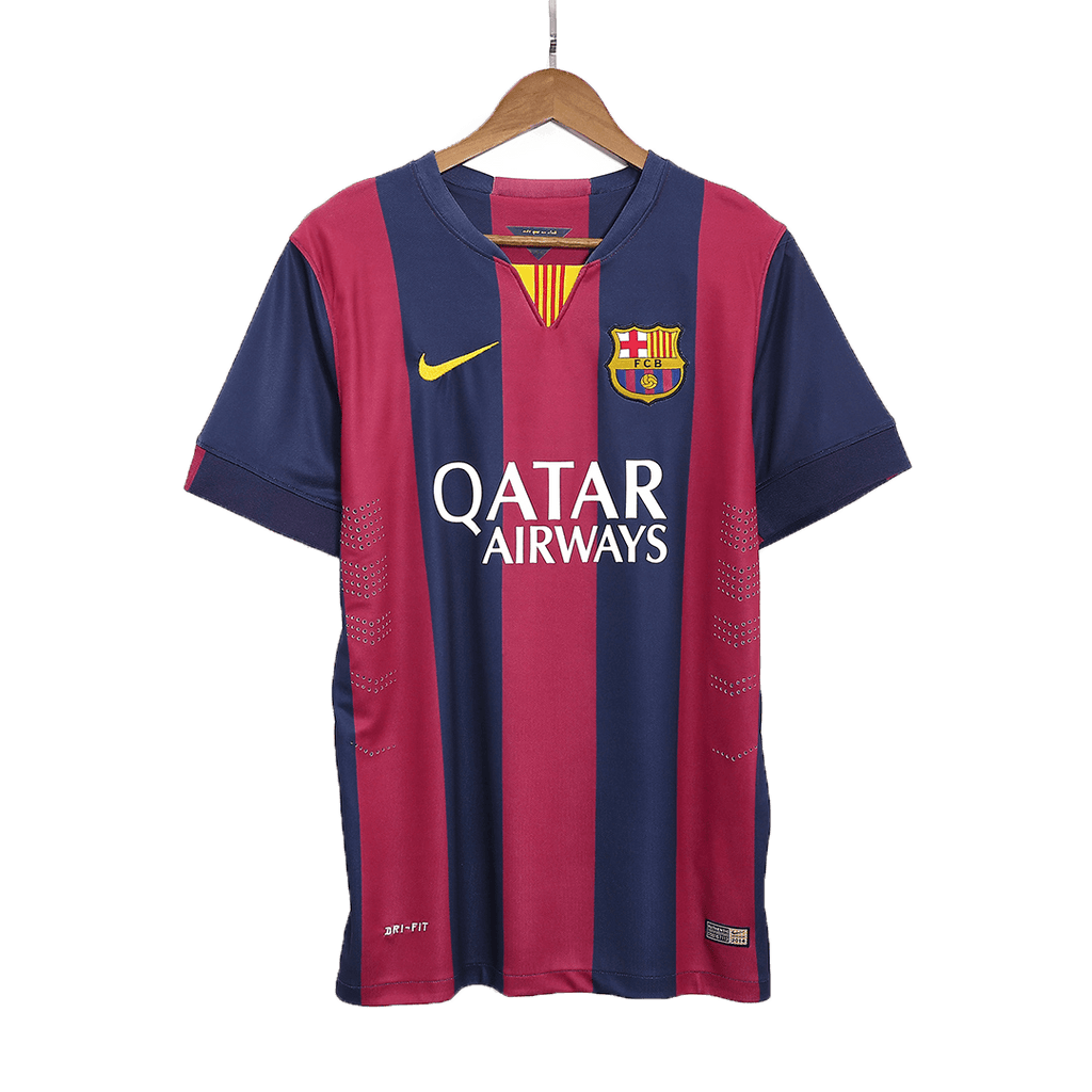 Retro SU¨￠REZ #9 2014/15 Barcelona Home Soccer Jersey