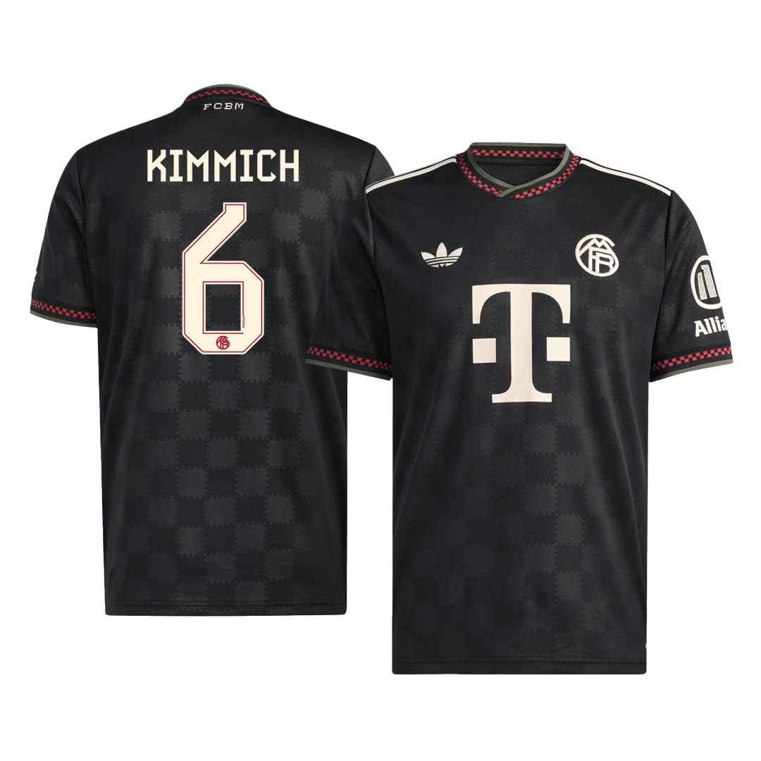 KIMMICH #6 Bayern Munich Soccer Jersey Third Away Custom Shirt 2025/26