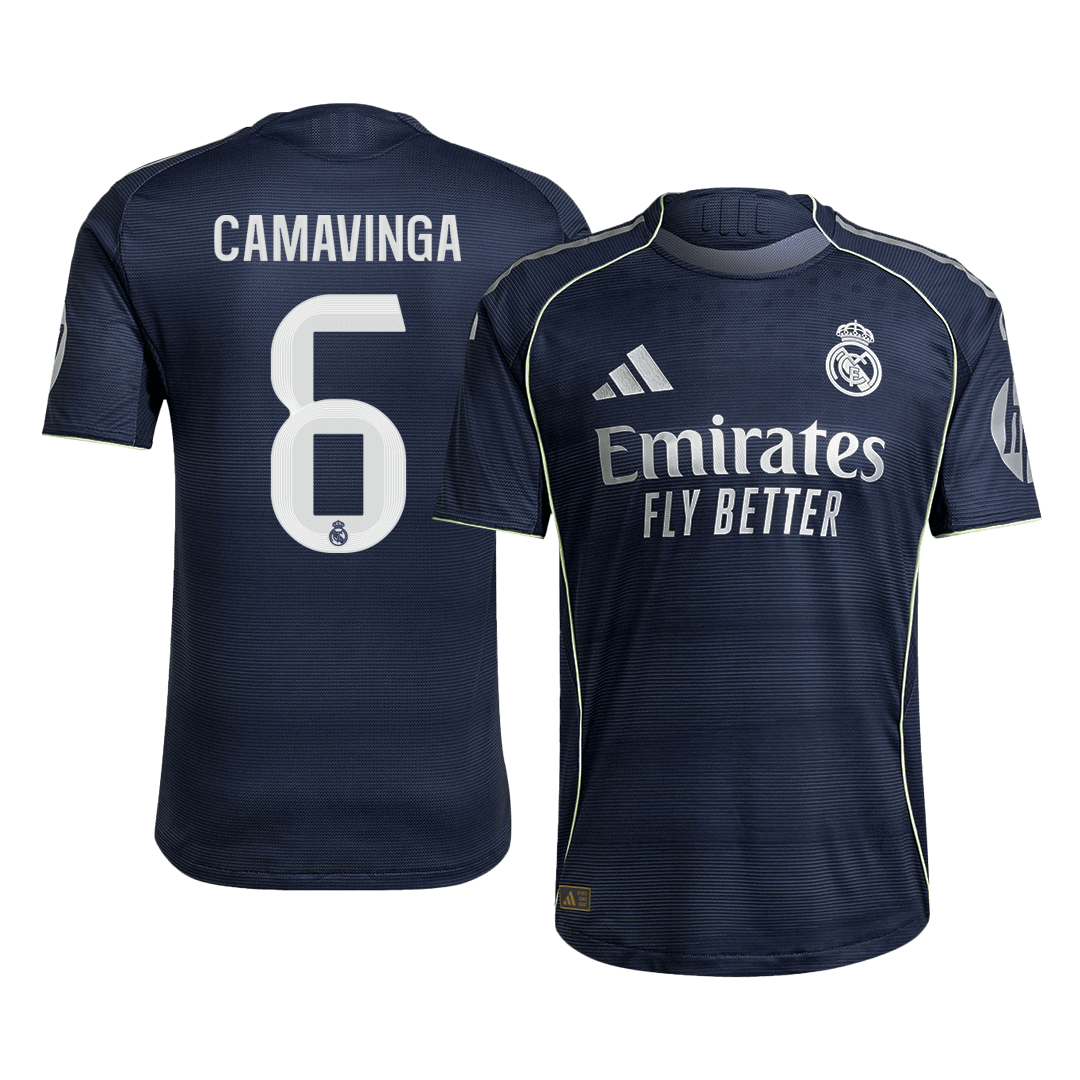 CAMAVINGA #6 Real Madrid Away Authentic Soccer Jersey 2025/26