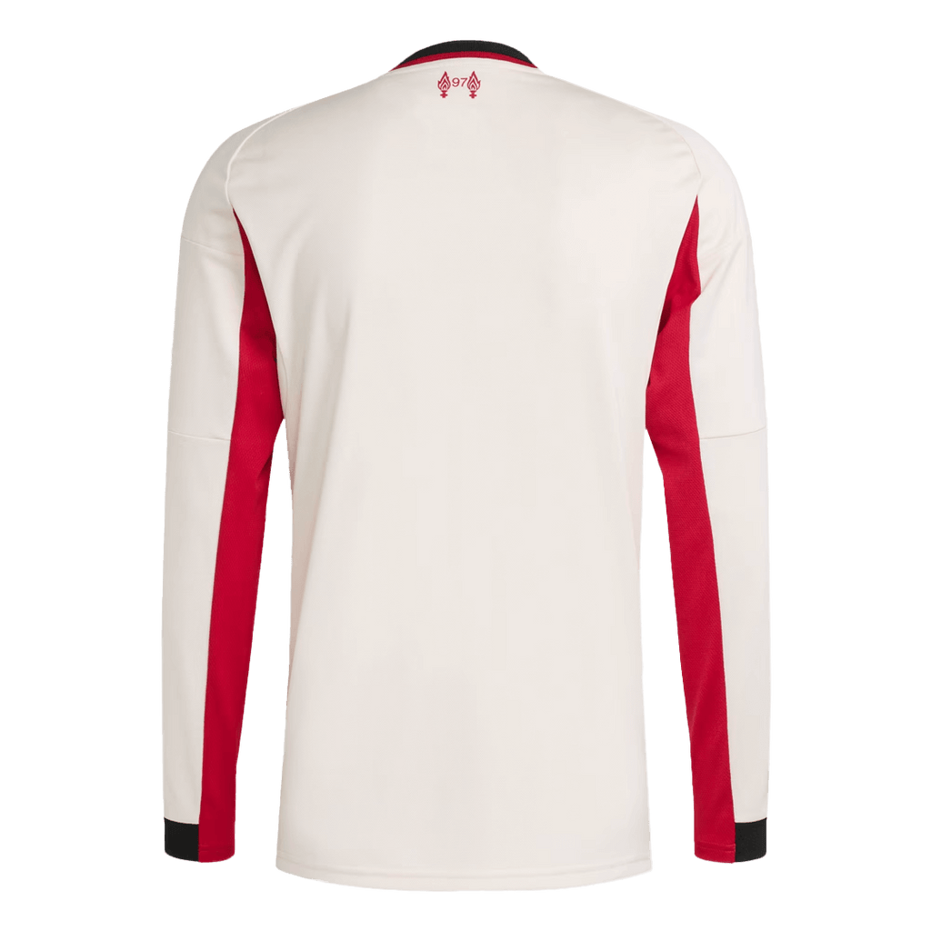Liverpool Away Long Sleeve Soccer Jersey 2025/26