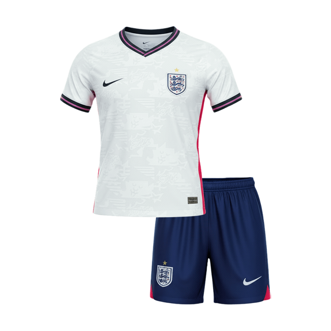 England Home World Cup Kids Soccer Jerseys Kit 2026