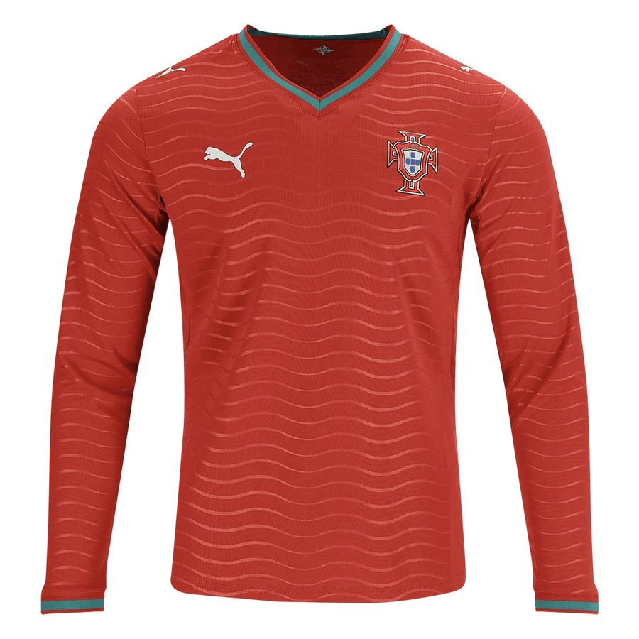 Portugal Home Long Sleeve Player Version Jersey World Cup 2026