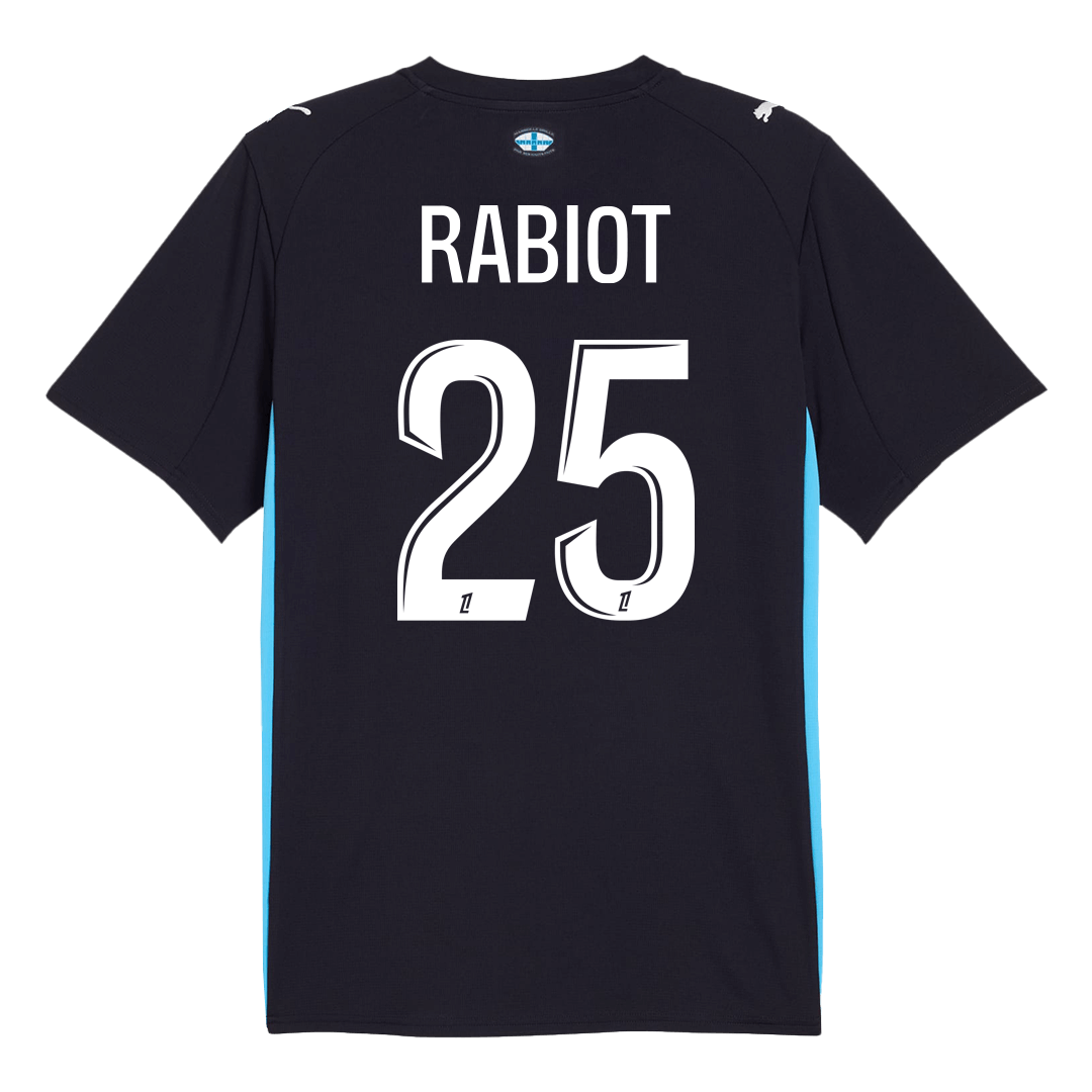 RABIOT #25 Marseille Away Soccer Jersey 2025/26