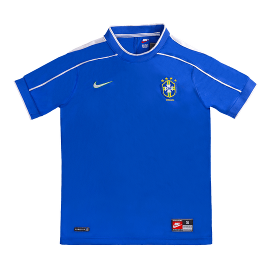Retro 1998 Brazil Away Soccer Jersey