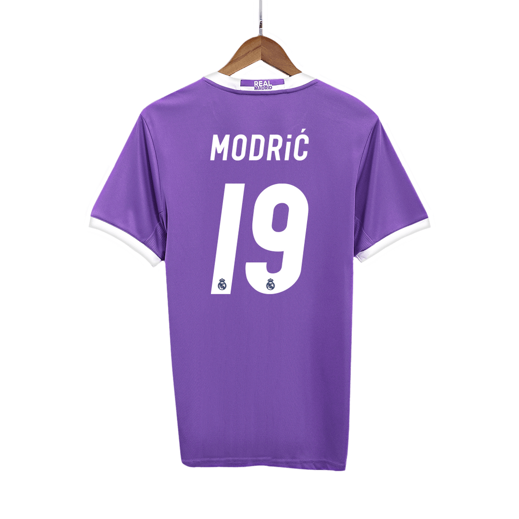 Retro MODRI?#19 2016/17 Real Madrid Away Soccer Jersey