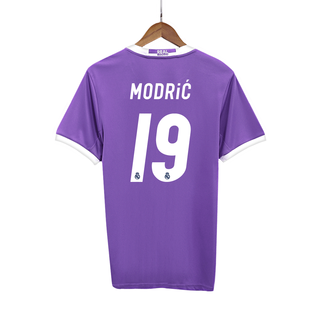 Retro MODRI?#19 2016/17 Real Madrid Away Soccer Jersey