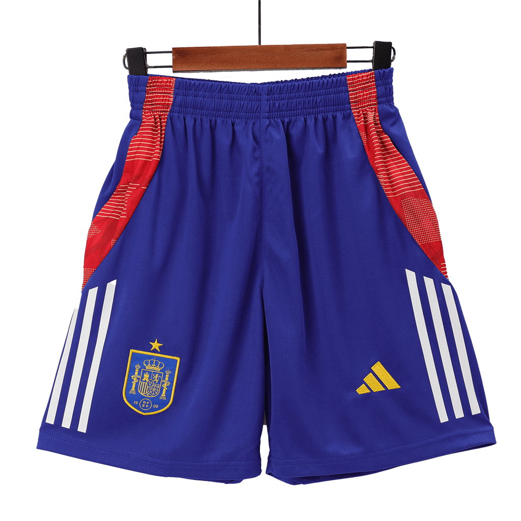 Spain Pre-Match Soccer Shorts Euro 2024