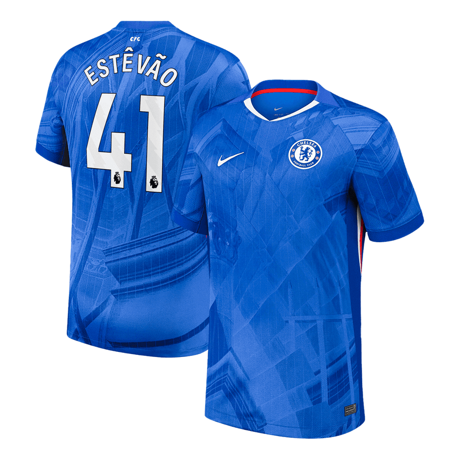ESTÊVÃO #41 Chelsea Home Soccer Jersey 2025/26