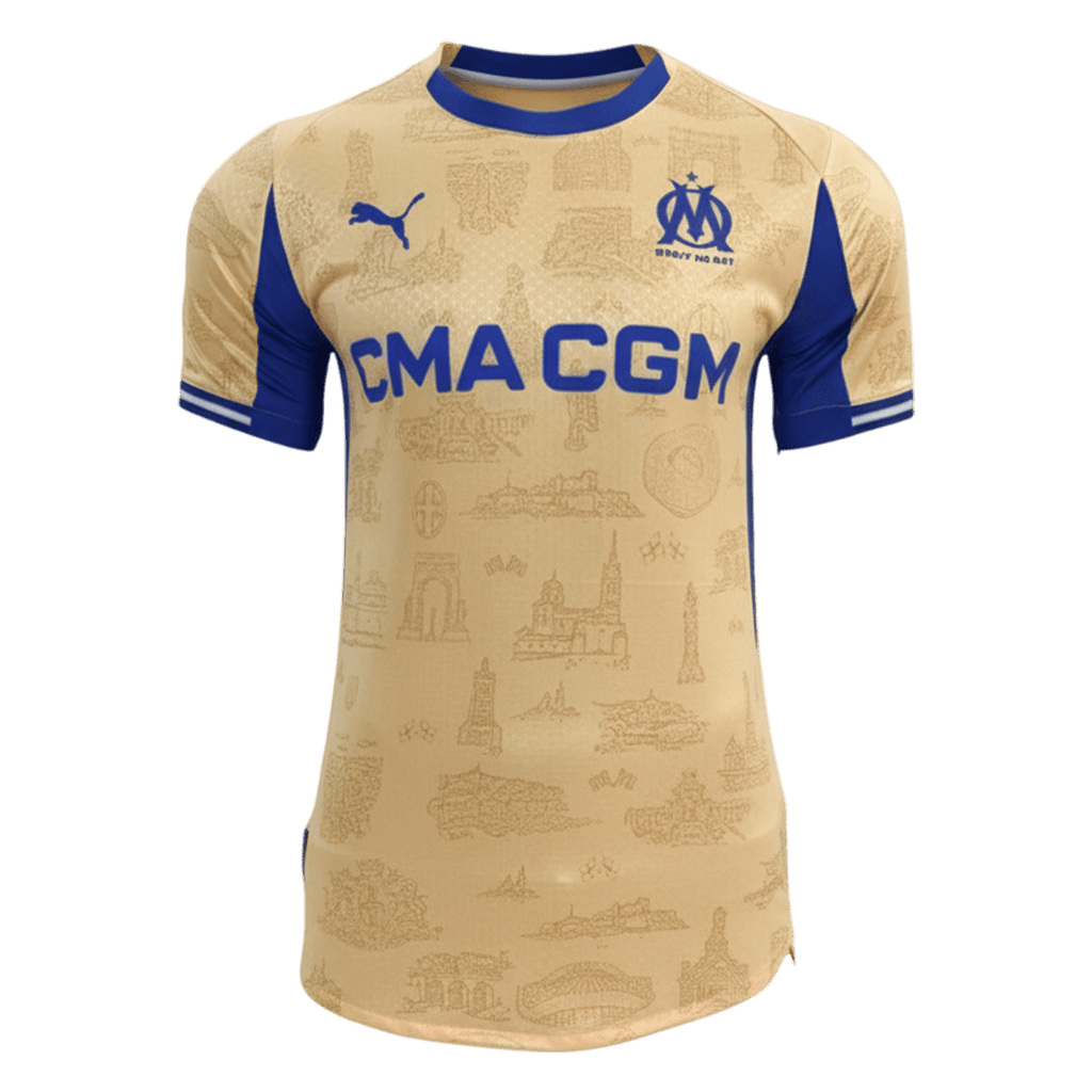 Marseille Fourth Away Player Version Jersey 2025/26