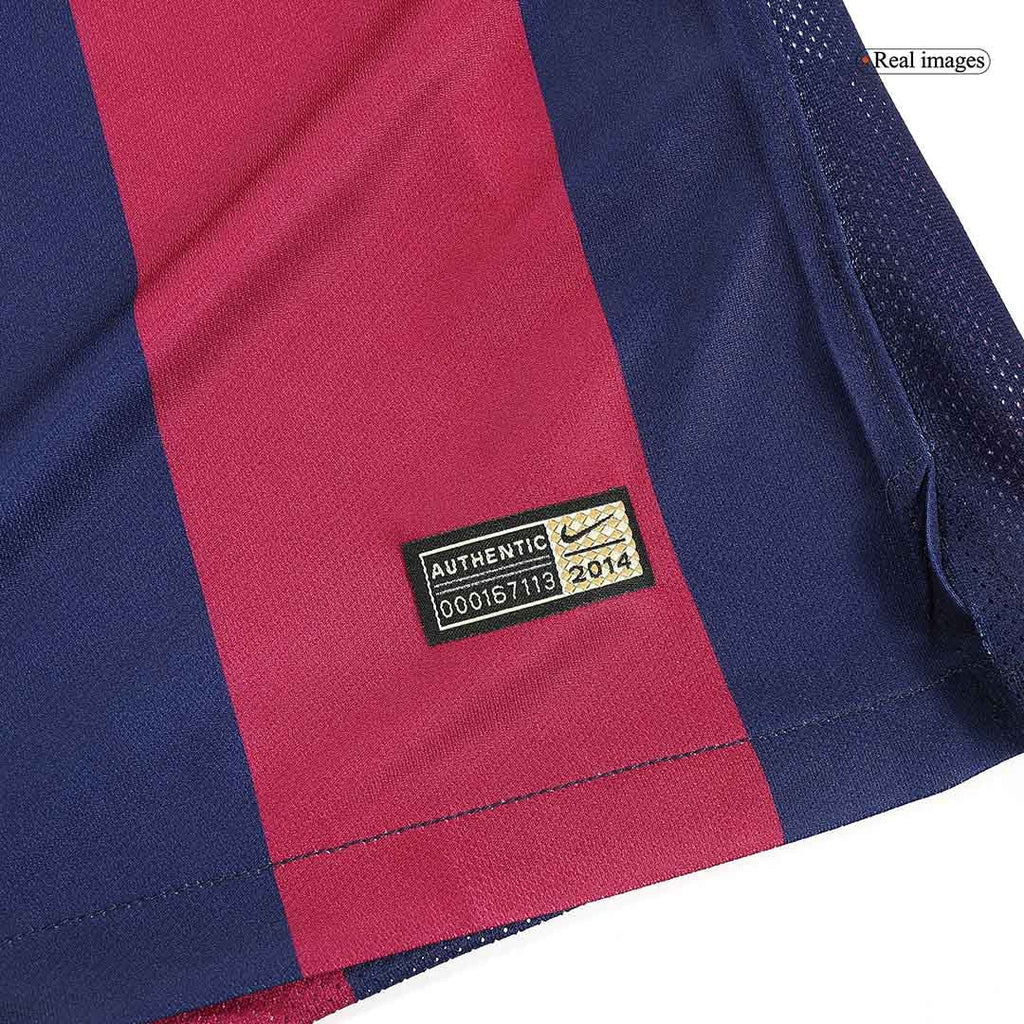 Retro SU¨￠REZ #9 2014/15 Barcelona Home Soccer Jersey
