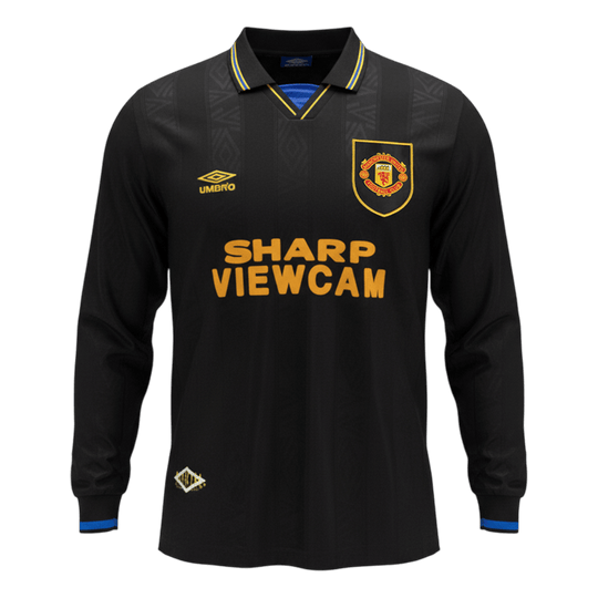 Retro Soccer Jersey Manchester United Away Long Sleeve 1993/94
