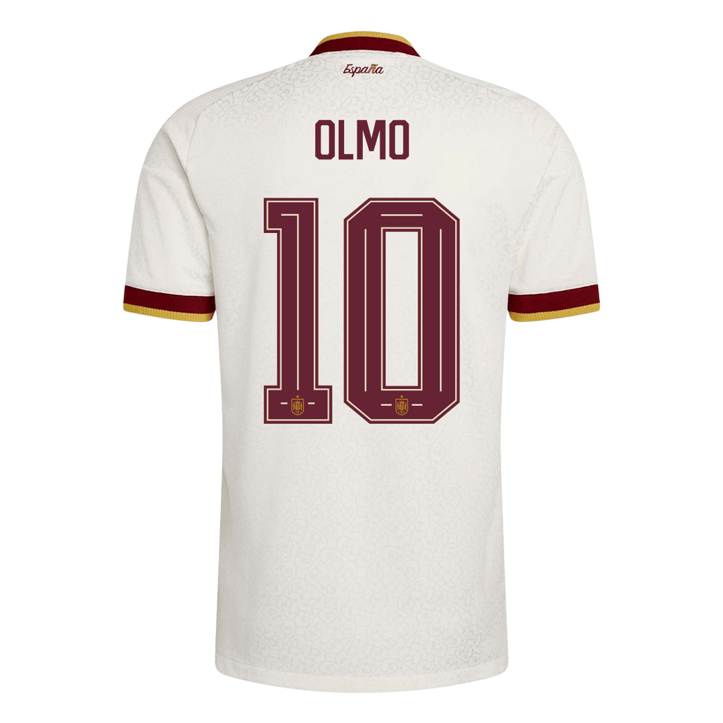 OLMO #10 Spain Away Player Version Jersey World Cup 2026