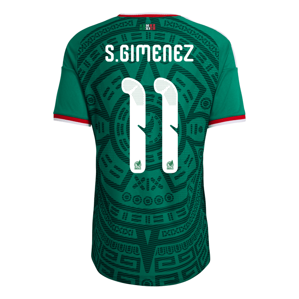 S.GIMENEZ #11 Mexico Home Player Version Jersey World Cup 2026