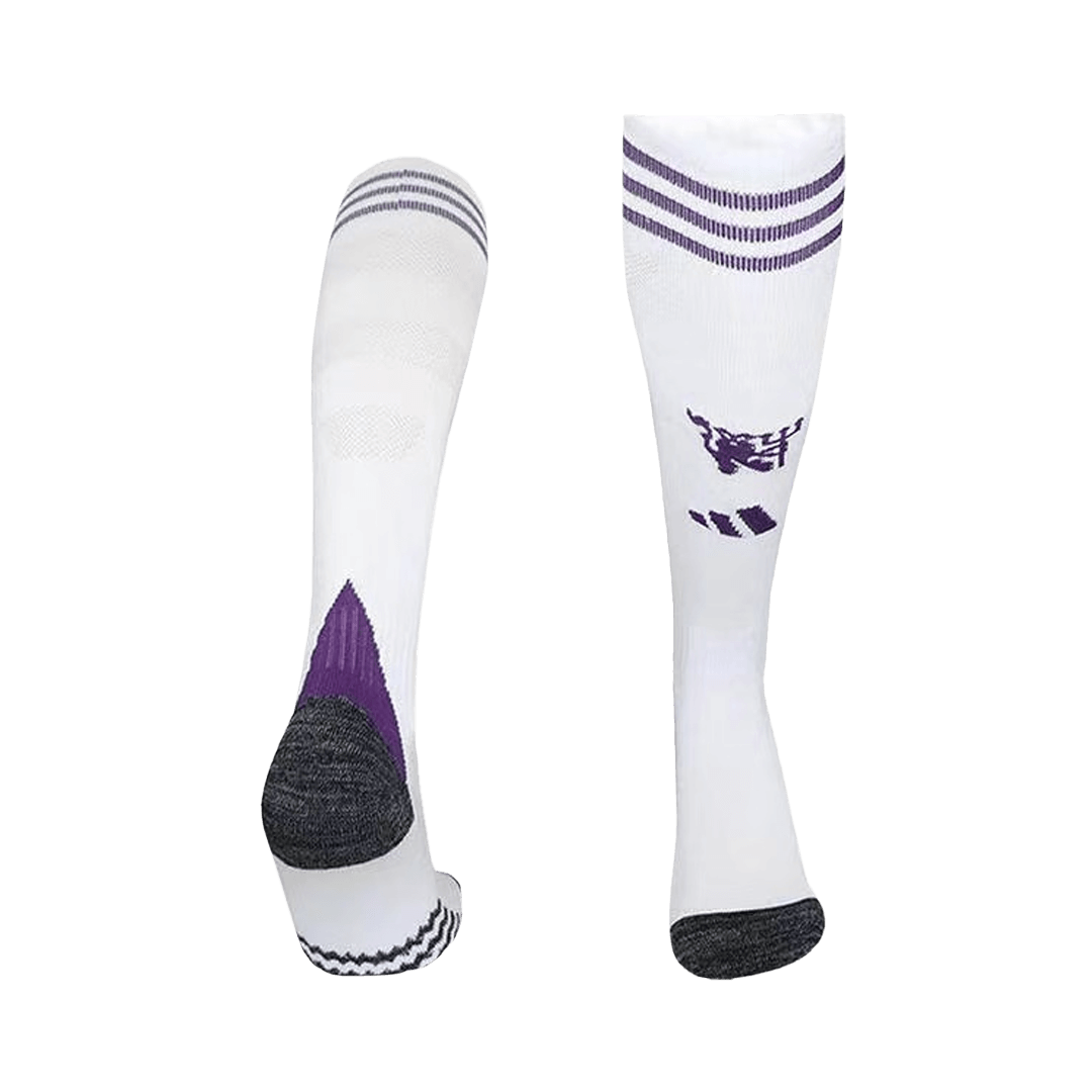Manchester United Away Soccer Socks 2025/26 Kids