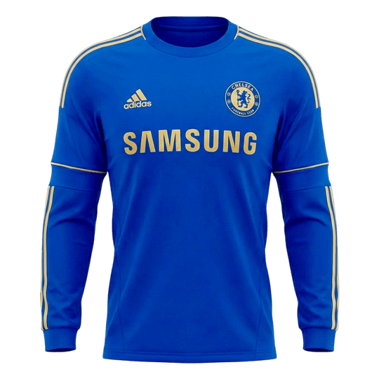Retro Soccer Jersey Chelsea Home Long Sleeve 2012/13