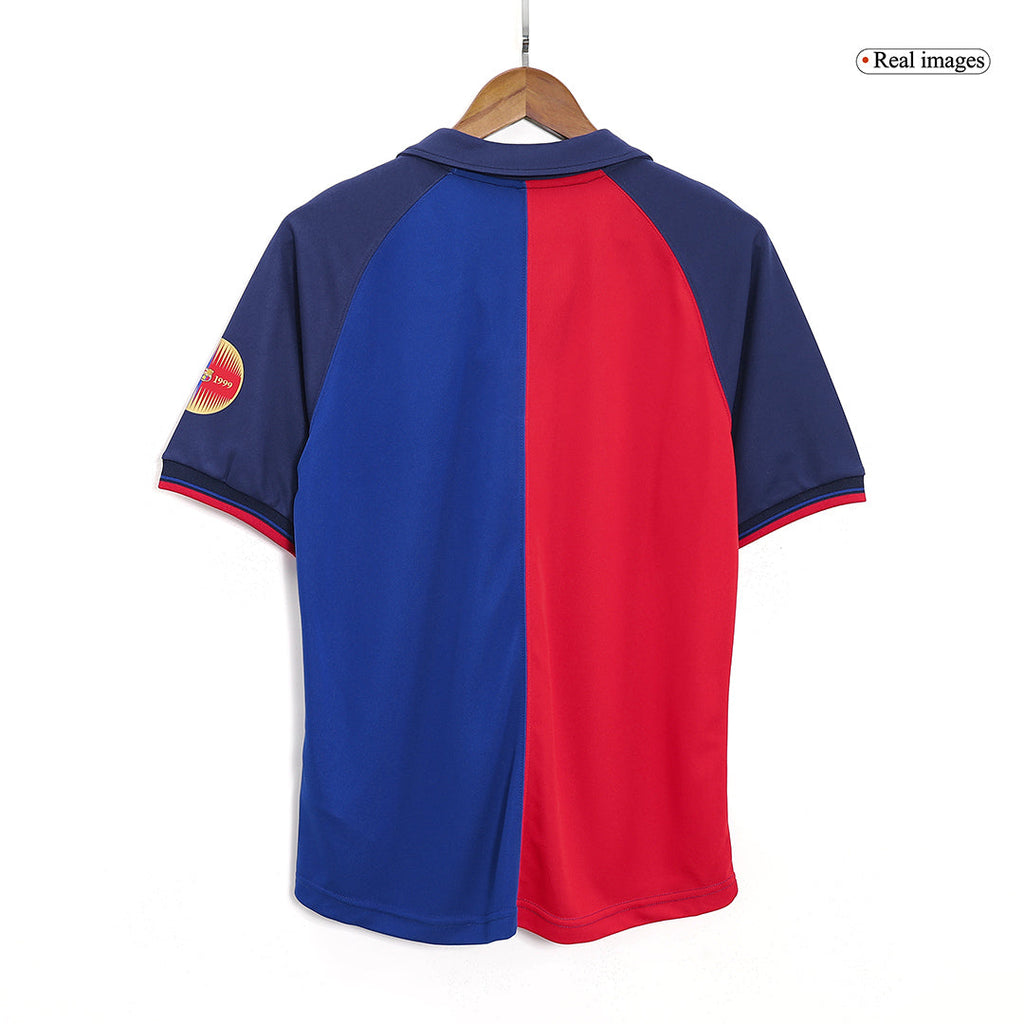 Retro 1999/00 Barcelona Home Soccer Jersey