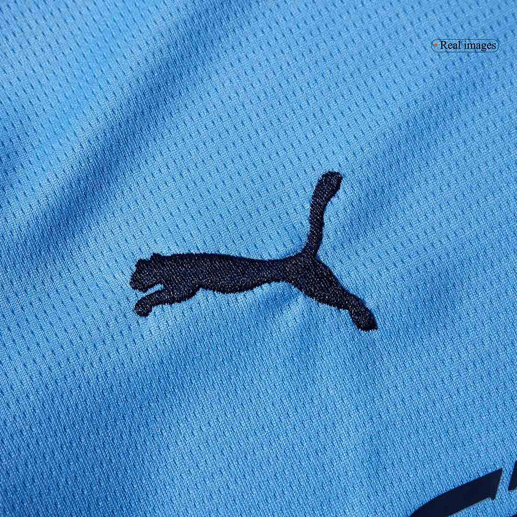 Manchester City Home Kids Soccer Jerseys Kit 2025/26