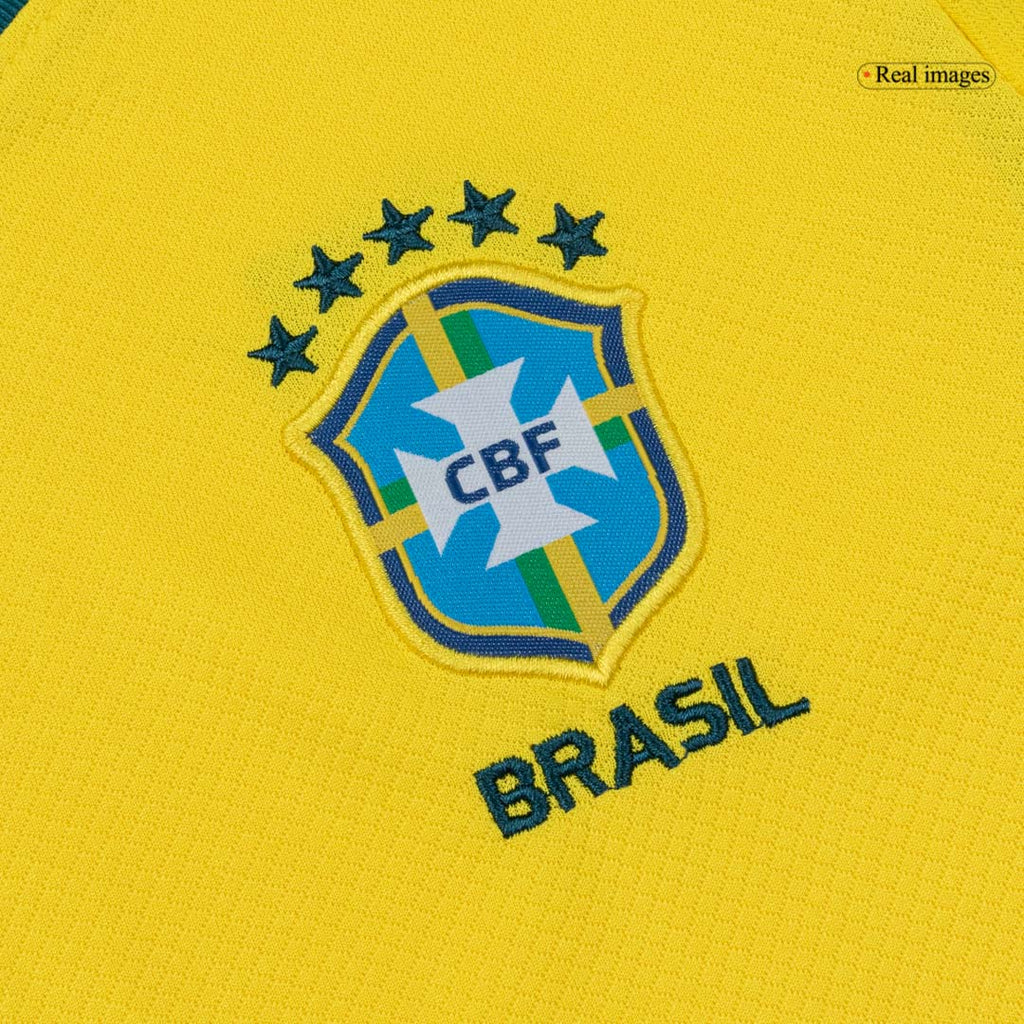 Brazil Home Kids Soccer Jerseys Kit World Cup 2026