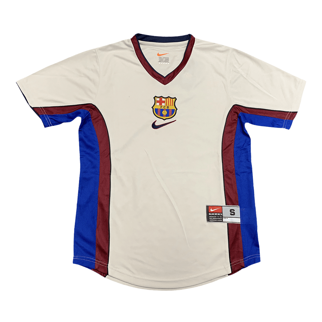 Retro 1998/99 Barcelona Away Soccer Jersey